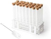 BKMAMLAB Glass Test Tube Set 24pcs 