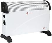 EMtronics 2000W Portable Electric Convector Heater Radiator with 3 Adjustable Heat Settings and Over Heat/Tip Over Cut-Out Function