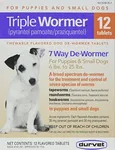 DURVET 12-Pack Triple Wormer Tablets for Puppies and Small Dogs