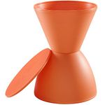 Haste Accent Stool in Orange