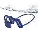 SANOTO Bone Conduction Headphones Swimming Headphones, IP68 Waterproof Headphones, Open Ear Headphones Built-in MP3 8G Memory, Wireless Earphones Sport Headphones for Swimming, Running, Driving