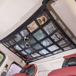 Upgrade Car Ceiling Cargo Net Pocke