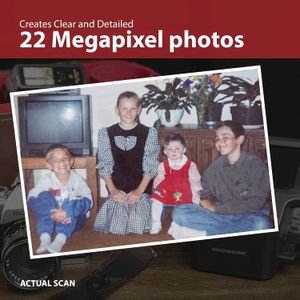 Magnasonic 24MP Film Scanner – Converts 35mm, 126, 110, Super 8 Slides