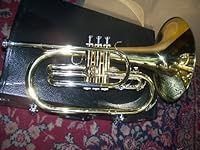 Mellophone with case and mouthpiece