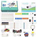 ELECFREAKS microbit Starter Kit for Kid Micro:bit Accessories Basic Coding Electronics Kit, STEM Educational DIY Experiment Kit, Electric Circuit Learning with Guidance Manual(Without Micro: bit)