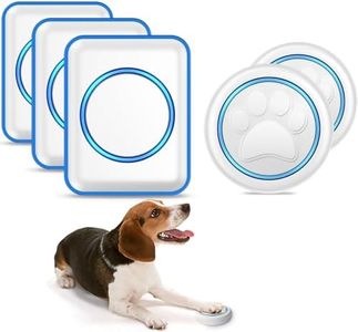 Full House Dog Doorbell for Potty Training, Wireless Pet Doggie Door Bell Training to Go Outside, Waterproof Touch Button, Over 1000 feet Range