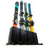 Skis Storage Rack | Freestanding 4 Pair Ski Floor Rack | StoreYourBoard (Wide Skis)