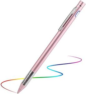 Pencil Stylus for Lenovo Chromebook Duet 3/5 Pen,Minilabo Touch Screens Active Stylus Digital Pen with 1.5mm Ultra Fine Tip Stylist Pen for Lenovo Chromebook Duet 3/5 Drawing and Writing Pencil,Pink