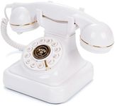 WORVABE Audio Guest Book Wedding Phone Guestbook Easy to Use & Fun Engagements Anniversaries Baby Showers Graduation Record Personalized Audio Messages (Elegant White)