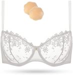 WingsLove Women's Sexy Lace Bra See