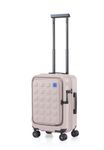 Samsonite Red TOIIS M Expandable 55 Cms Small Cabin Polycarbonate Hard Sided 8 Wheel Spinner Luggage/Suitcase/Trolley Bag (Petal Pink) (Double Wheel), Pink