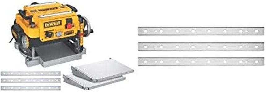 DEWALT 13-Inch Thickness Planer - Three Knife, Two speed, DW735X model with Replaceable Knives