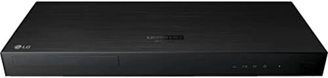 New LG UBK90 UHD Streaming - 4K - 2D/3D - Region Free Blu Ray Disc DVD Player - PAL/NTSC - USB - 100-240V 50/60Hz for World-Wide Use & 6 Feet Multi System 4K HDMI Cable