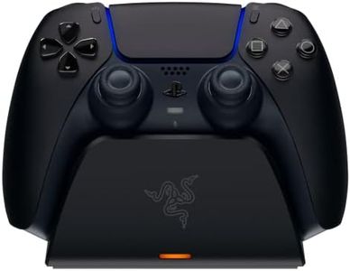 Razer Quick Charging Stand for PlayStation 5: Quick Charge - Curved Cradle Design - Matches PS5 DualSense Wireless Controller - One-Handed Navigation - USB Powered - Black (Controller Sold Separately)