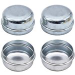 4Pcs Trailer Bearing Hub Cap, Dust Cover Fit for Utility Fishing Boat Sailboat Trailer 5cm (2Inch)