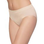 Wacoal Women's B-Smooth Brief Panty, Sand, 5XL