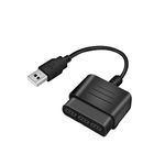 Finera USB 2.0 Games Controller Adapter Converter Cable, Compatible with PS1 PS2 Dual shock 2 Joypad Gamepad to PS3 PC Game