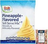 By The Cup Rainbow Sprinkles and Pineapple Soft Serve Bundle, 4.40 Pound Bag with 4 oz Bag Sprinkles