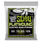 Ernieball Regular Slinky Flatwound Electric Bass Strings - 50-105 Gauge