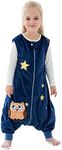 Baby Sleeping Bag with Feet Fleece 