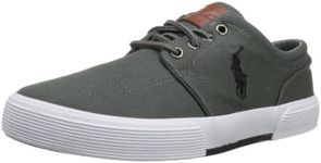 Polo Ralph Lauren Men's Faxon Low Sneaker,Deepgrey/Polo Black,9 M US