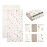 Tutti Bambini Cot Bundle | 2-Pack Sheets, Coverlet, Cot Wraps | Cocoon