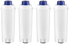 OH DLSC002 Replacement Water Filter Compatible with DeLonghi Automatic Espresso Coffeemaker Bean to Cup 4-Pack Filtre à eau