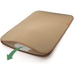 Pfotenolymp® Premium cat litter mat - extra large mat for cat litter trays - double layer cat mat/toilet mat - cat mat easy clean for scatter control