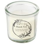 Personalised Thank You Gift Scented Candle in A Jar Custom Message to Say Thanks Gifts Friends for Her Candles Ladies Girls Special Present Keepsake (Small)