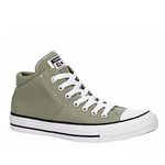 Converse Unisex Chuck Taylor All Star Madison Mid High Canvas Sneaker - Lace up Closure Style, Green, 7.5 Women/5.5 Men