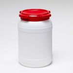 20 Litre 7020 Plastic Waterproof Airtight Watertight Storage Keg Drum Barrel - UN Approved Open Top Wide Mouth Jar - Food Liquid Oil Storage - Kayak Caving Canoeing Watersports Time Capsule
