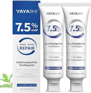 Set 2-Pack Hydroxyapatite Toothpastes for Enamel Protection and Tooth Strengthening, Gentle Mint, Fresh Breath, Daily Use for Oral Health