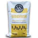 Matthews Cotswold Windrush Strong White Bread Flour | Baker's Grade Strong White Flour | Specialty | Artisanal | Milled in Britain | 16kg Bag (Single Sack)