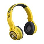 eKids Minions Kids Bluetooth Headphones, Wireless Headphones with Microphone Includes Aux Cord, Volume Reduced Kids Foldable Headphones for School, Home, or Travel