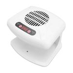 GGAIFbp Air Nail Dryer 300W 2 in 1 Air Nail Dryer Fan for Regular Polish with Auto Induction Hot & Cold Wind Professional Nail Blower Dryer for Manicure Salon and Daily Home Use(White)