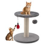 ADEPTNA Kitten Tree Tower Activity Centre for Playing Relax and Sleep – Kitten Scratching Post Climber House