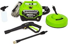 Greenworks 1800 PSI 1.1 GPM Cold Water Electric Pressure Washer, 5113002HDVT