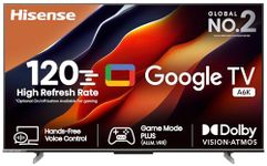 Hisense 189 cm (75 inches) Bezelless Series 4K Ultra HD Smart LED Google TV 75A6K (Grey)