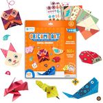 PepPlay 3D Origami Paper Craft Kit (Pack of 3) — Best Birthday Return Gifts for Kids Ages 3 4 5 6 7 8 | 48 Sheets + Booklet + QR Video Tutorials Each | Mess-Free Travel Activity | Boys & Girls Gift (Origami Kit)