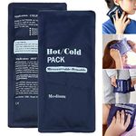 BAREPEPE® Reusable Hot & Cold Ice Pack for Pain Relief Soft and Flexible Gel (Blue Color) - Pack of 1