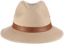 Scala Men's Canvas Safari, Kaki, Medium