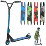 Trendi Pro Stunt Scooter | 360° Spin Handlebar Freestyle Trick Scooter with ABEC-7 Bearings | Durable Street Stunt Scooter for Boys, Girls & Teens Age 6+ (Blue)