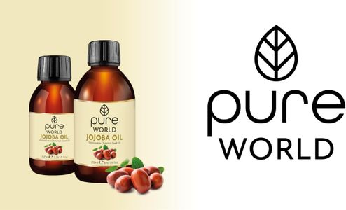 Pure World 100% Natural Jojoba Oil 100ml – Cold Pressed for Skin, Hair, Nails