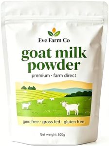Eve Farm Co Goat Milk Powder - Premium Farm Source, Easy to Digest, Gluten Free, High in Protein, Calcium & Probiotics, Non-GMO, Gluten-Free