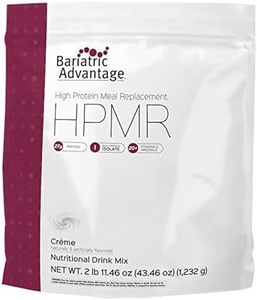 Bariatric Advantage High Protein Meal Replacement Drink Mix - Powder Whey Isolate for Gastric Bypass & Sleeve Gastrectomy Patients - 28 Servings with 27 g Protein - Creme - 43.46 oz