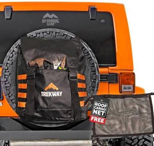 Spare Tire Trash and Gear Bag w/Seat Organizer - Great Off-Road Accessory for Jeep/SUV/RV/Overlanding