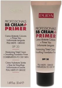 Pupa Milano Professionals BB Cream Plus Primer SPF 20-001 Nude - Combination To Oily Skin For Women 1.69 oz Primer