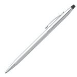 CROSS Classic Century Refillable Twist-Action Metal Ballpoint Pen, Medium Ballpoint, includes Premium Gift Box and Black Cartridge, 1 Pack, Lustrous Chrome