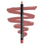 NYX PROFESSIONAL MAKEUP Suede Matte Lip Liner, Vegan Formula - Brunch Me (Light Dusty Rose)