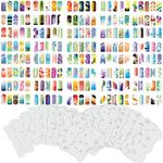 Custom Body Art Airbrush Nail Stencils - Design Series Set # 4 Includes 20 Individual Nail Templates with 16 Designs Each for a Total of 320 Designs of Series #4